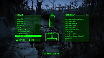 Preview 3 of Lez Symbian - FALLOUT 4 Hinata the Asian Survivor [Part 48] - 24 Minutes of Relax in Our Sanctuary