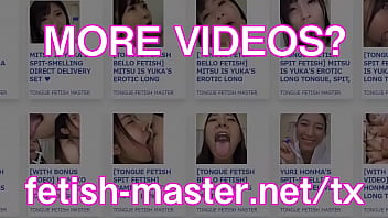 Preview 4 of Badsti Barzr - Japanese Asian Tongue Spit Face Nose Licking Sucking Kissing Handjob Fetish - More at fetish-master.net
