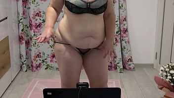 Preview 3 of Sunny Leone Xxxxx Videos In - Big ass in different panties shaking on webcam. Hairy pussy mature MILF and her lingerie collection. PAWG. BBW. Home fetish. Amateur.