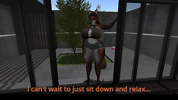 Preview 1 of Cafrine Baiser 974 - Sapphire&#039_s long day [second life] [Furry]