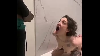 Preview 3 of Vpl Eb Booty - BBC PISS IN MY MOUTH AFTER HE FUCKED ME HARD !
