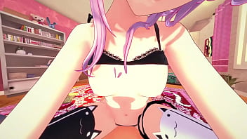 Preview 2 of Xxx With Big Boops Hd 2018 - VShojo - Nyatasha Nyanners bertemu dengan pelanggannya setelah siaran untuk menikmati seks yang luar biasa