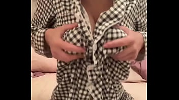 Preview 1 of Indan Son Fuck Mom - Kittykriss - pussy rubbing while I squeeze and lick my nipples