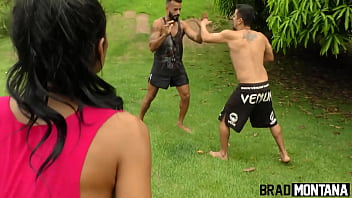 Preview 1 of Party Womens - Treinando o cuzinho da magrinha Niara Pessanha com duas rolas grossas e DPA no pelo - Com Jack Kallahari,  Mark Butt