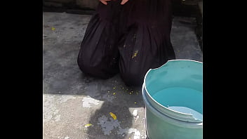 Preview 1 of Waif Shearing To Waif - After Colors bhabhi is bathing outdoor