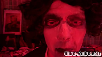 Preview 1 of Phone Xxxx Video - GIGANTIC Halloween PARTY SEX - Chill out 2x cute  teens bottom for EVERYONE!