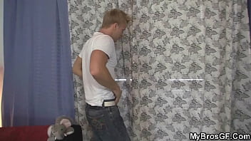 Preview 1 of Friendsfuck Mom - Husband caught cheating gf riding bros big dick