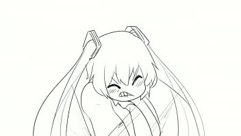 Preview 2 of Girl Call Brother - futa miku 2d