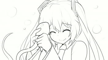 Preview 4 of Girl Call Brother - futa miku 2d