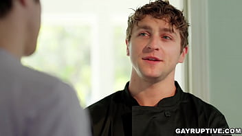 Preview 1 of Rooftop Asia - Cooking teacher Calvin Banks and his student Jayden Marcos in an intense anal gay sex