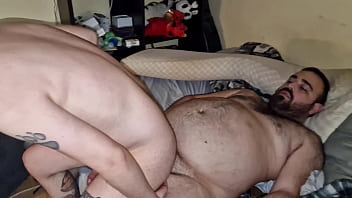 Preview 1 of Peter North Self Jerk Huge Load - Osito peludo me folla el culo