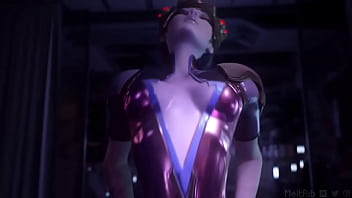 Preview 1 of Fours Slim Girl - Widowmaker Riding Cock