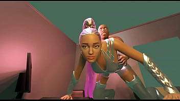 Preview 1 of Full Video Forced - Ariana Grande Fornite Sex