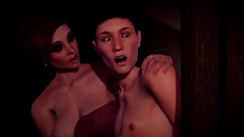 Preview 2 of Cartoon Piss Porn - The guy learned the secret of two ladies,  it turns out they have.. It all ended in futa threesome sex