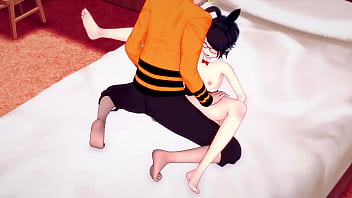Preview 2 of Kamasutra 5 - Naruto Shippuden Sarada pleasures the 7th Hokage in Baruto&#039_s room while he is on a mission.