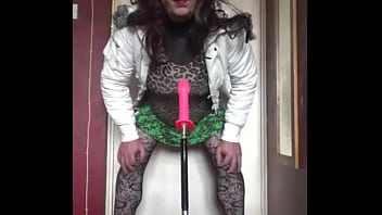 Preview 4 of Xnxx Sex Dong Vat - bisexual crossdresser wants to be filmed while getting his anal pussy fucked by a real cock instead of this dildo machine fucking him part 37