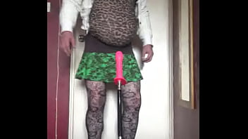 Preview 3 of Mom Two Son One Room Hotel Movie - bisexual crossdresser wants to be filmed while getting his anal pussy fucked by a real cock instead of this dildo machine fucking him part 43