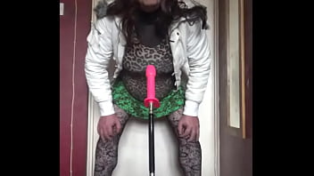 Preview 1 of Mom Two Son One Room Hotel Movie - bisexual crossdresser wants to be filmed while getting his anal pussy fucked by a real cock instead of this dildo machine fucking him part 43