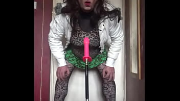 Preview 1 of Teen Sex Kaka Gila - bisexual crossdresser wants to be filmed while getting his anal pussy fucked by a real cock instead of this dildo machine fucking him part 39