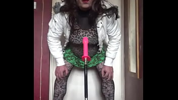 Preview 3 of Big Bob Bra - bisexual crossdresser wants to be filmed while getting his anal pussy fucked by a real cock instead of this dildo machine fucking him part 38