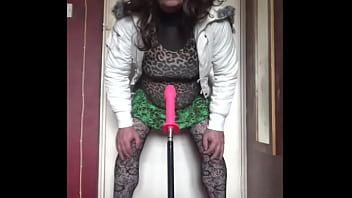 Preview 1 of Mature Atm Ir - bisexual crossdresser wants to be filmed while getting his anal pussy fucked by a real cock instead of this dildo machine fucking him part 9