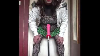 Preview 4 of Etind Pussy - bisexual crossdresser wants to be filmed while getting his anal pussy fucked by a real cock instead of this dildo machine fucking him part 4