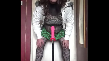 Preview 2 of Sex Neek Arabi - bisexual crossdresser wants to be filmed while getting his anal pussy fucked by a real cock instead of this dildo machine fucking him part 5