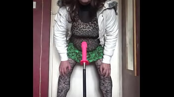 Preview 2 of Savdhaan India India Xxx - bisexual crossdresser wants to be filmed while getting his anal pussy fucked by a real cock instead of this dildo machine fucking him part 3