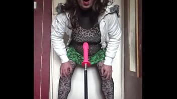 Preview 4 of Savdhaan India India Xxx - bisexual crossdresser wants to be filmed while getting his anal pussy fucked by a real cock instead of this dildo machine fucking him part 3