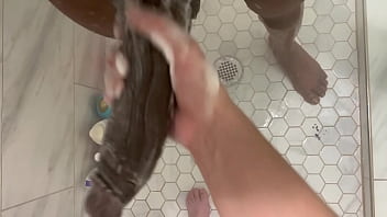 Preview 1 of Leasbin Mom Daughter - Be a good girl and clean daddy dick !! Your such a sexy little bitch ! 18yo stepdaughter masturbates black stepdad huge cock
