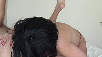 Preview 2 of Shtena Porn - French Cuckold Wife Rimjob Blowjob Cumshot