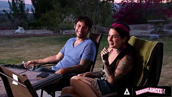 Preview 1 of Family Fucking Xxxx - BURNING ANGEL - Horny Emo Girl Gets Her Asshole Fisted Before Ass Fucking Session