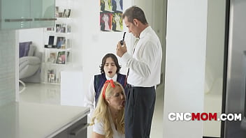 Preview 2 of Suunyy Leone Fucked - A Good Stepmom Does Chores While She&#039_s Freeused- Karen Fisher | CNCMOM