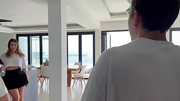 Preview 1 of Auto Ficken - Adorable Realtor Gets Assfucked at Villa and Swallows All Cum After That POV