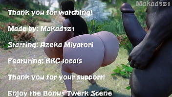 Preview 4 of Spy Ca - BUSTY SLUT FUCKED BY BIG BLACK COCK IN JUNGLE 3D