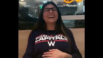 Preview 3 of Cum In Sadie - Mia Khalifa Laughing