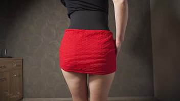 Preview 2 of Tite Of - Upskirt Dancing In Tight Short Dress