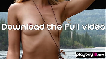 Preview 3 of Purnhub Japan Sex Wife - Naked blonde musician babe Anna Katarina hitting the road with her guitar