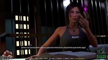Preview 2 of Romantic Vodies - Lara Croft Adventures ep 1 - Pedra magica do Sexo,  Agora quero fuder todo dia