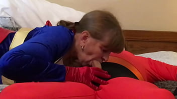 Preview 2 of Bath Use Toy - Super granny sucks Mr incredible! 08092020-C2
