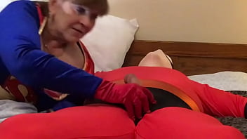 Preview 1 of Bath Use Toy - Super granny sucks Mr incredible! 08092020-C2