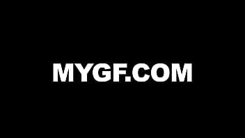 Preview 3 of Black Super Ballz Com - MYGF - Sean Lawless Dicks Down Dani Blu Outdoors On Balcony In Broad Daylight