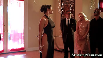 Preview 2 of Modified Xxxxvideo - Orgy at home with MILFs and Teens