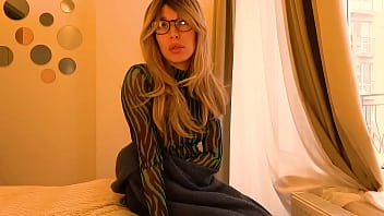 Preview 1 of Old Man Panteis - stepmom teaches me how to fuck in pantyhose