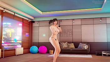 Preview 1 of Xxx Xes Vibeo Com - 3D Animation MMD Dance&amp_Fuck EP.2 - Good-night Kiss