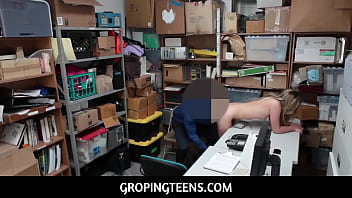 Preview 4 of Alin Li 2 - GropingTeens  -  Naughty shoplifter Alyssa Cole hammered in office