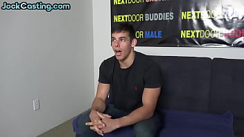 Preview 1 of Rides Butttoy - Solo handsome stud with tattoo wanks cock on casting
