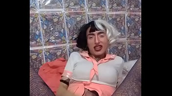 Preview 2 of Duobl Sexcom - MASTURBATION SESSIONS EPISODE 7,  THIS WHITE AND BLACK HAIR TRANNY GOT A BIG COCK IN HER HANDS , WATCH THIS VIDEO FULL LENGHT ON RED (COMMENT,  LIKE , SUBSCRIBE AND ADD ME AS A FRIEND FOR MORE PERSONALIZED VIDEOS AND REAL LIFE MEET UPS)