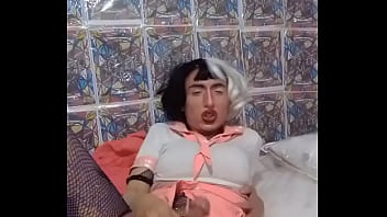 Preview 3 of Duobl Sexcom - MASTURBATION SESSIONS EPISODE 7,  THIS WHITE AND BLACK HAIR TRANNY GOT A BIG COCK IN HER HANDS , WATCH THIS VIDEO FULL LENGHT ON RED (COMMENT,  LIKE , SUBSCRIBE AND ADD ME AS A FRIEND FOR MORE PERSONALIZED VIDEOS AND REAL LIFE MEET UPS)