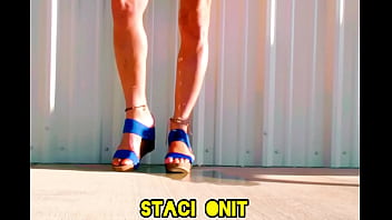 Preview 2 of Cek Casting - Staci Onit purple panties